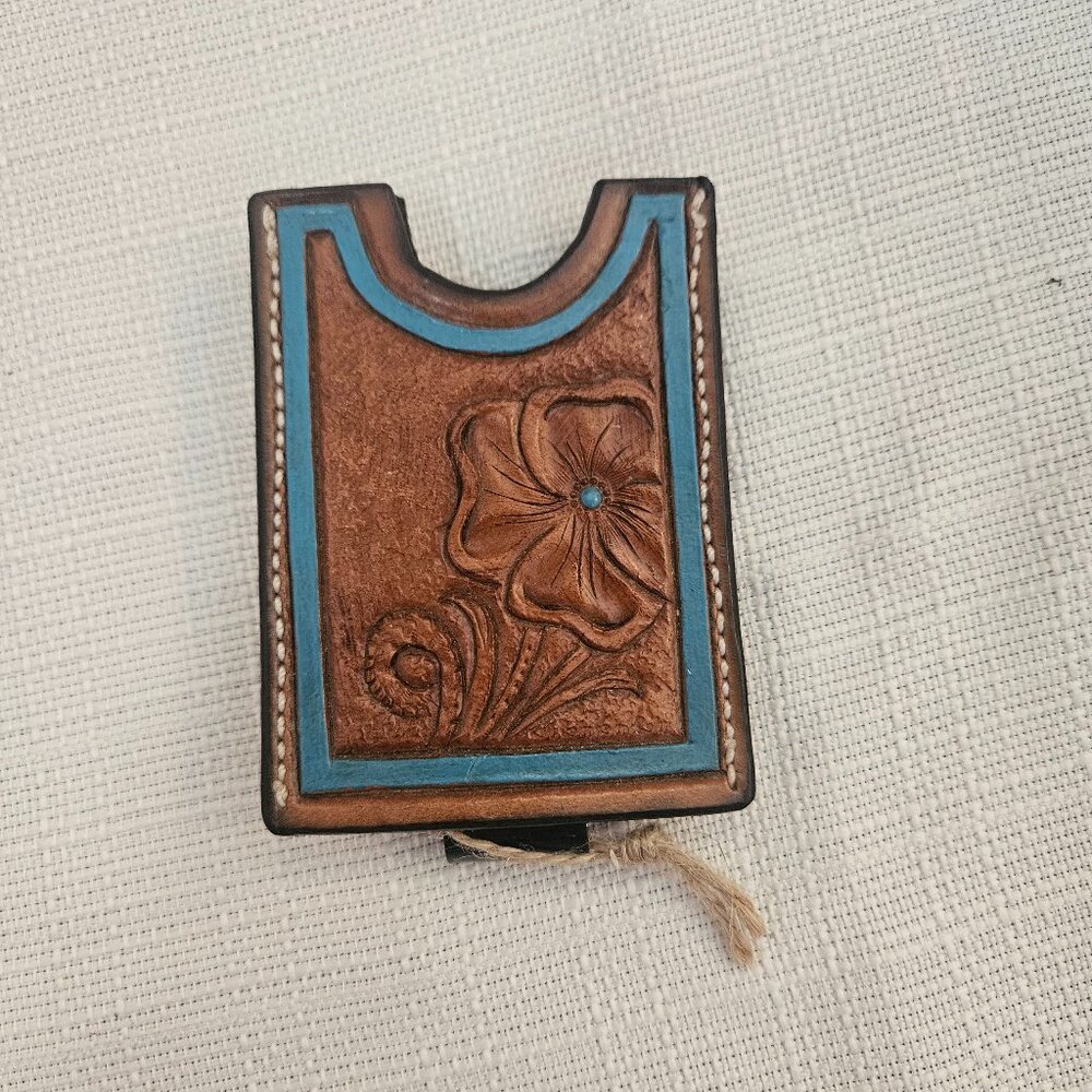 Money Clip Wallet Hand Tooled